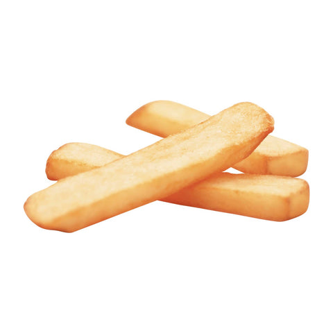 Simplot Blue Ribbon Steak Cut Potato Fries, 5 Pound -- 6 per case.