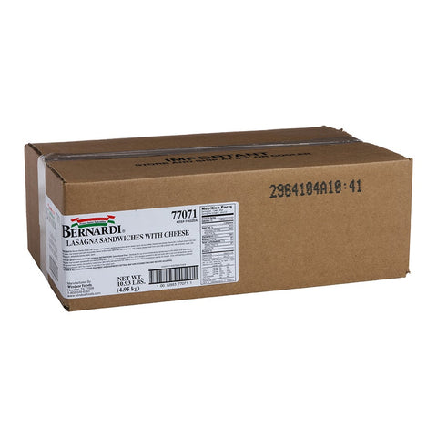 Windsor Bernardi Cheese Lasagna Sandwich, 10.93 Pound.
