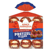 Kings Hawaiian Original Sweet Pretzel Slider Bun, 11 Ounce -- 8 per case