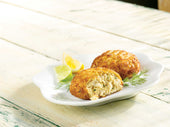 Maryland-Style Crab Meat Cake, 3 Ounce of 48 Pieces, 9 Pound.