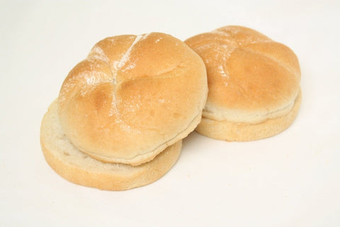 Rotellas Specialty Deep Dish Gourmet Kaiser Hamburger Bun, 4 inch Diameter - 12 per pack -- 5 packs per case.