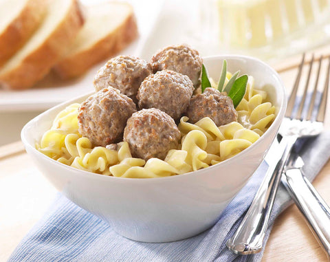 Rosina Food Swedish Pork and Beef Meatball, 0.5 Ounce, 5 Pound bag -- 2 per case.