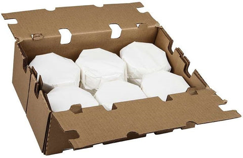 Lactalis Industrial 60 Percent Plain Brie Cheese, 8 Ounce -- 18 per case