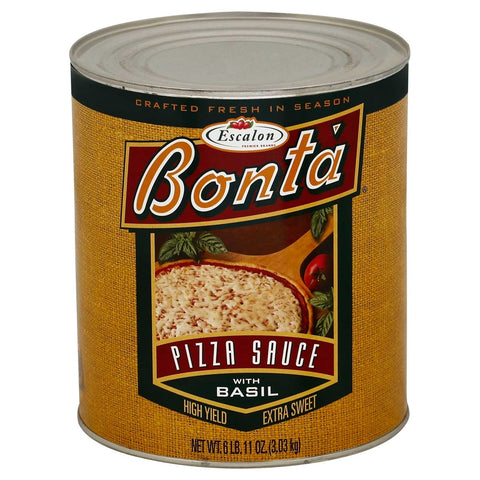 Bonta Tomato and Basil Pizza Sauce, 107 Ounce -- 6 per case.