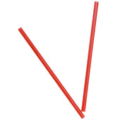 Dixie Red Wrapped Giant Straw, 7 3/4 inch -- 7200 per case.