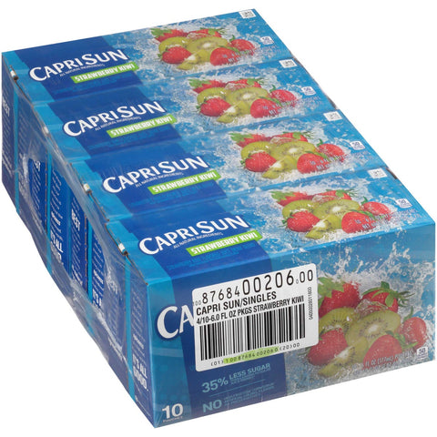 Capri Sun Strawberry Kiwi Juice Pouch, 6 Fluid Ounce -- 40 per case