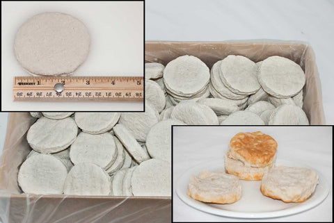 General Mills Pillsbury Unbaked Southern Easy Split Biscuit Dough, 3.17 Ounce -- 168 per case.