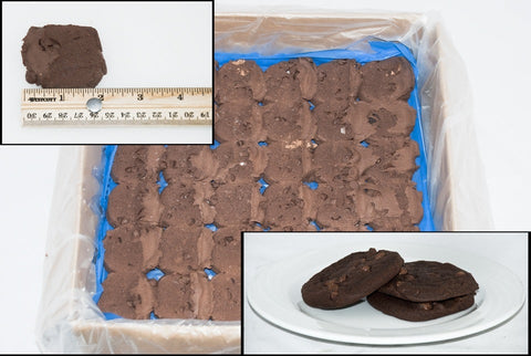 Phillsbury Special Recipe Brownie Cookie Dough, 1.2 Ounce -- 288 per case.