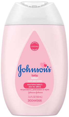 Johnsons Baby Lotion, 3.4 Fluid Ounce -- 12 per case