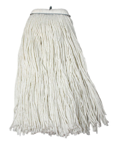 Impact Products Layflat Rayon White Screw Type Cut End Wet Mop Head, 12 Ounce -- 12 per case.