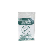 Handgards Knit Composite White Medium Cut Resistant Washable Gloves, 11 inch -- 12 per case.