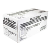 NeatGards White Wide Pleat Disposable Paper Chef Hat, 10 inch -- 12 per case.