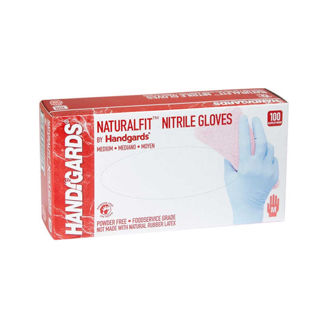 Glove (NaturalFit Nitrile Disposable Glove - Powder-Free)Modified, 4 Case ---100 Count