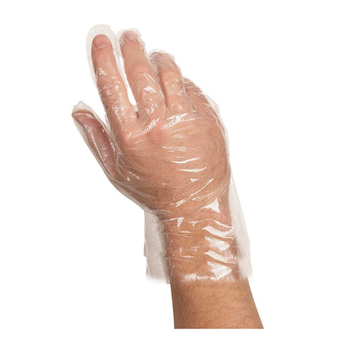 Glove (ValuGARDS® Disposable Glove)Clear, Small, Imported, Wrist Length, 10 Case --- 500 Count