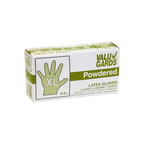 Handgards Eclipse Value Extra Large Latex Glove - 100 per pack -- 10 packs per case.