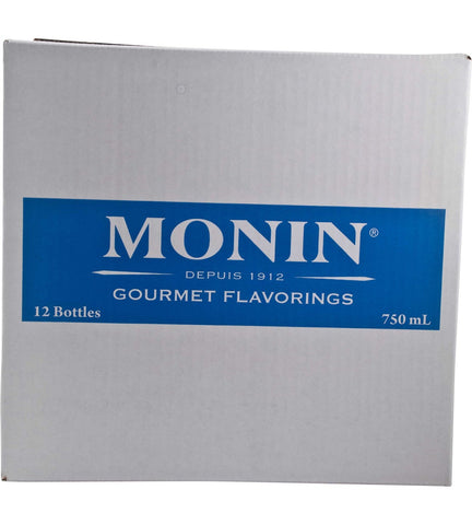 Monin Almond Flavor Syrup Glass, 750 Milliliter -- 12 Case