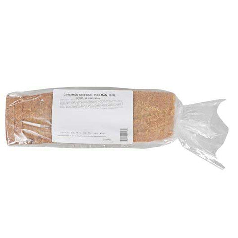 Sweet Street Cinnamon Streusel 18 Slices Pullman Coffee Cake Loaf, 3.68 Ounce -- 2 per case