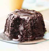 Sweet Street Molten Chocolate Cake, 5 Ounce -- 36 per case.