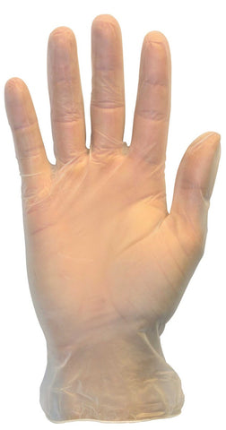 The Safety Zone Extra Large Clear Premium Powder Free Vinyl Gloves -- 1000 per case