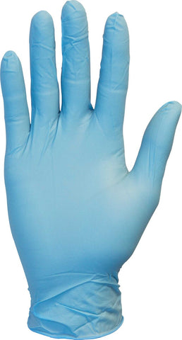 The Safety Zone Large Blue Powder Free Nitrile Gloves -- 1000 per case