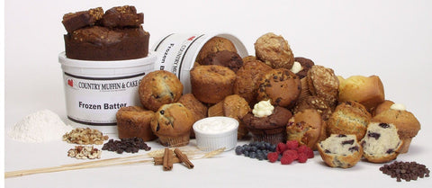 Country Muffin Lemon Poppy Muffin Batter, 9 Pound Pail -- 2 per case.