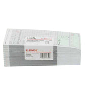National Checking Company Carbon Backed Guest Check Board - 2 Part Green, 16 Line, 4.20 x 8.25 inch -- 50 books per case.