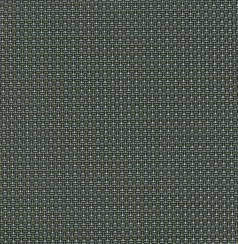 RITZ Open Basket Weave Brown Black Silver Rectangle Placemat, 13 x 19 inch -- 12 per case