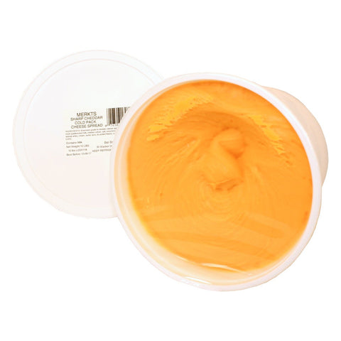 Merkts Sharp Cheddar Cheese Spread, 10 Pound -- 2 per case.