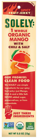 Solely Mango Chili Fruit Jerky, 0.8 Ounce -- 72 per case