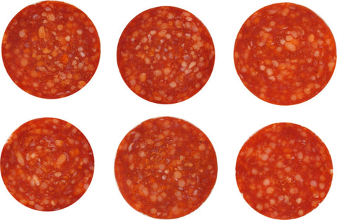 Bonduelle Bonici Chicken and Beef Sliced Pepperoni, 12.5 Pound -- 2 per case.