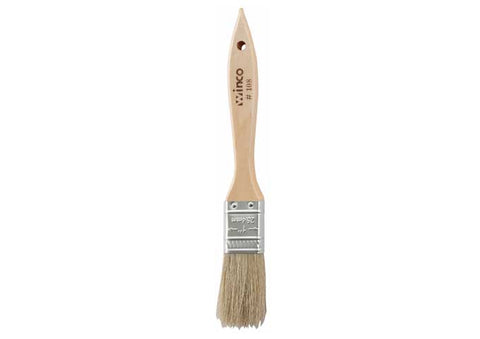 Winco Boar Bristle Pastry Brush, 1 inch Flat -- 12 per case