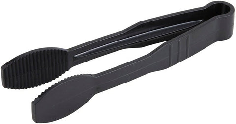Winco Polycarbonate Black Flat Tong, 6 inch -- 12 per case