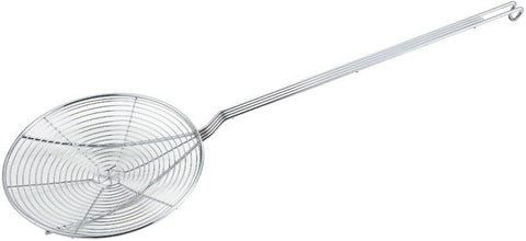 Winco Nickel Plated Spiral Skimmer, 9 inch Dia. -- 12 per case