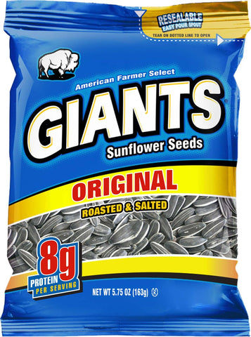 Giants Original Sunflower Seed Shipper Display, 5.75 Ounce -- 72 per case