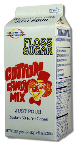 Floss Sugar Purple Grape Cotton Candy Mix, 3.25 Pound -- 6 per case.