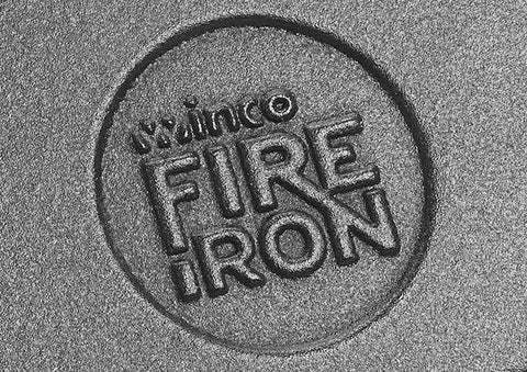 Winco FireIron Oval Enamel Finish Mini Cast Iron Server, 9 Ounce -- 6 per case