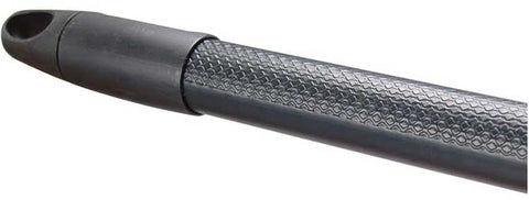Winco Black Fiberglass Broom Handle with Textured Grip, 60 x 1 x 1 inch -- 12 per case