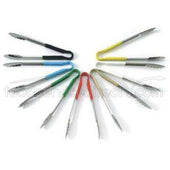 Blue Alegacy Stainless Steel Color Coded System Tong, 12 inch.