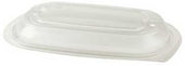 Anchor Packaging MicroRaves Clear Polypropylene Anti Fog Vented Dome Lid Only, 8.85 x 6.41 x 1.10 inch -- 252 per case