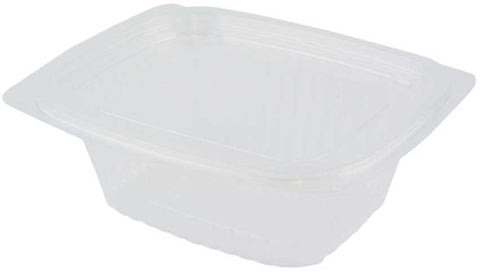 Pactiv OPS Clear Base Deli Container with Clear Flat Lid, 32 Ounce Capacity -- 200 per case