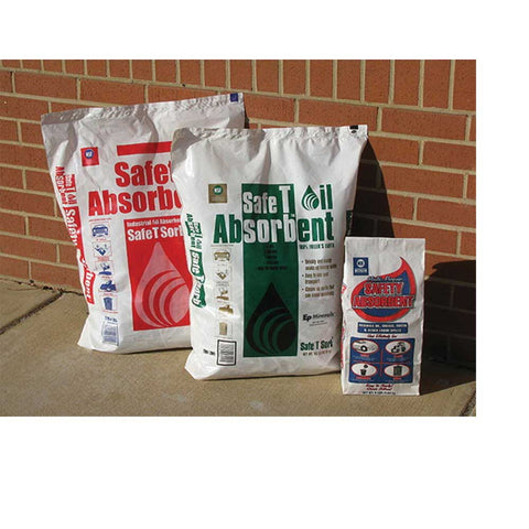 Safe T Sorb Tan/Gray Solid Clay Granular Absorbent, 50 Pound