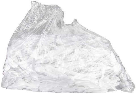 Bunzl Prime Source Low Density Polyethylene White Taster Spoon, 3 inch -- 3000 per case