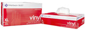 Bunzl Prime Source Extra Large Powder-Free 3 Mil Clear Vinyl Gloves -- 1000 per case