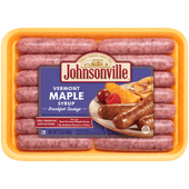 Johnsonville® SAUSAGE LINK VERMONT MAPLE SYRUP BREAKFAST 8:1 RAW 2 OZ
