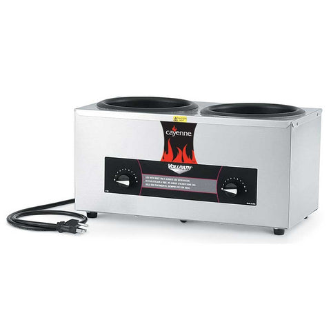 Vollrath Twin Well Rethermalizer, 4 Quart.