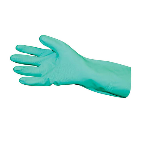 Impact Products Pro Guard 15 Mil Green Flock Lined Extra Large Nitrile Gloves -- 6 per case.