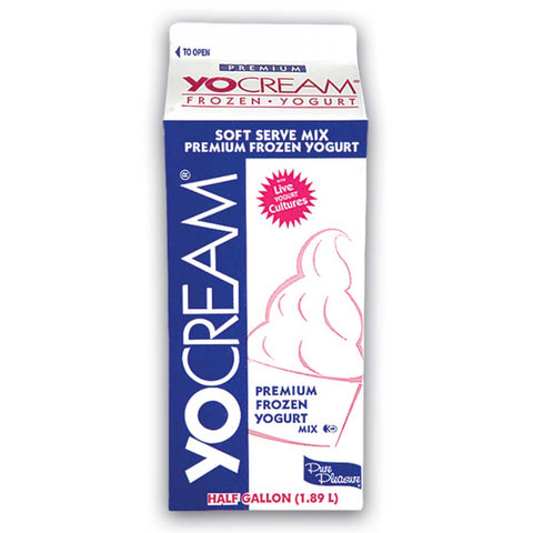 Yocream Yogurt Mix, Dulce De Leche Low-Fat Soft Serve, 64 Ounce -- 6 per case.