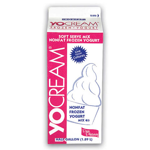 Yocream Yogurt Mix, Eurotart Nonfat Soft Serve, 64 Ounce -- 6 per case.
