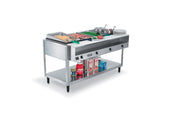 Station 4-Well Hot Food, 61 1/4 X 32 X 34 Inch, 240 V -- 1 Per Case