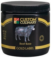 Custom Culinary Gold Label Beef Base, 50 Pound.